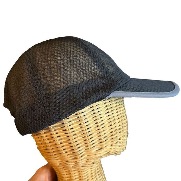 Ellewin Unisex Black & Grey Quick Dry Mesh  Cap Adjustable Breathable Hat - Picture 4 of 11